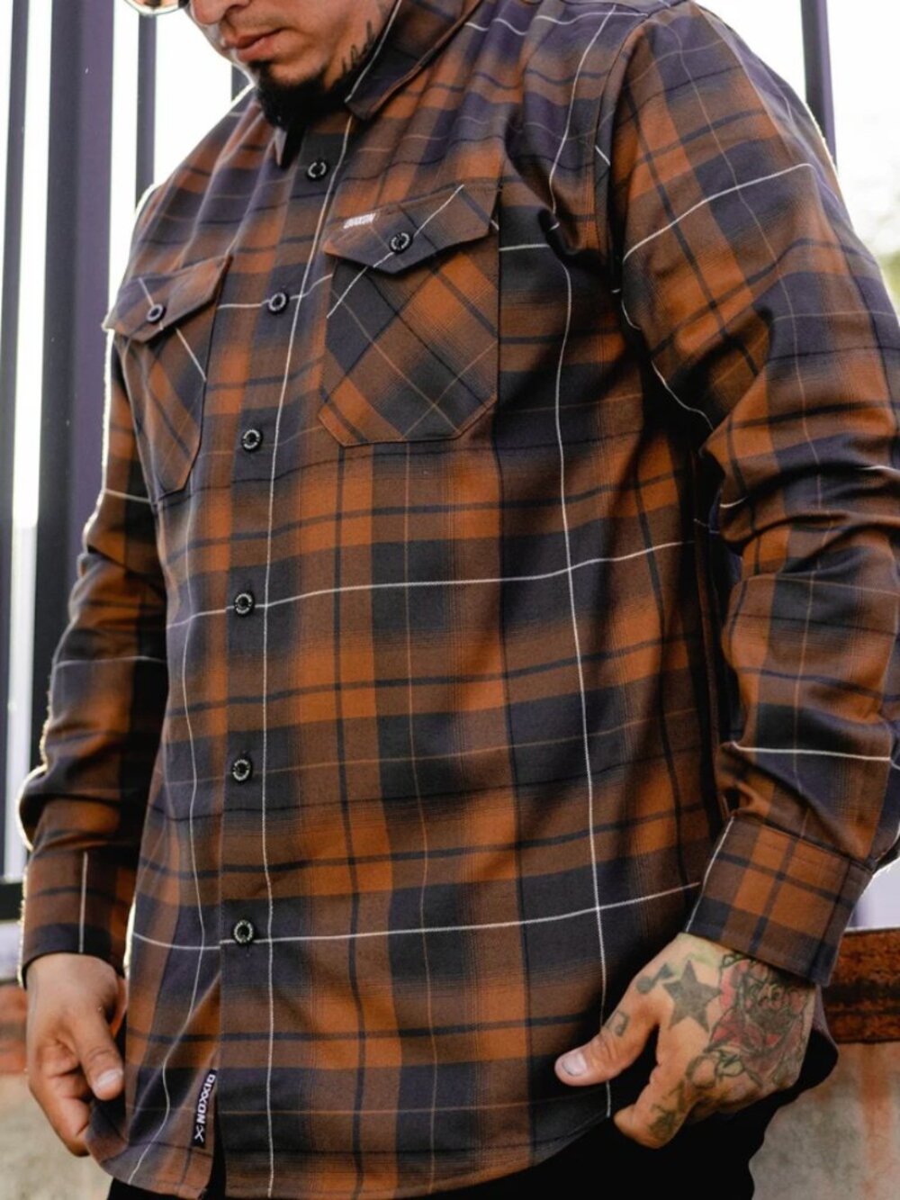 DIXXON The Boroughs Button Down Long Sleeve Shirt Size 2X Men's